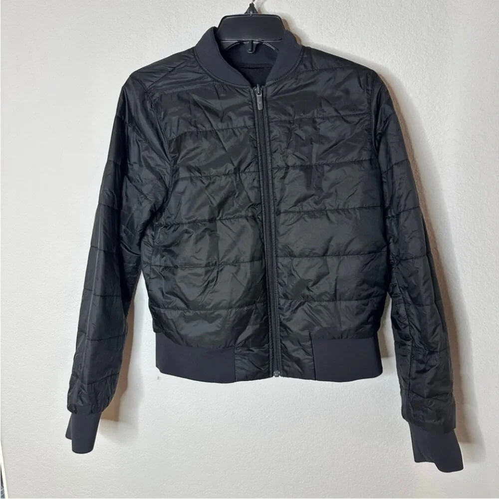 Lululemon Non-Stop Reversible Black Bomber Jacket